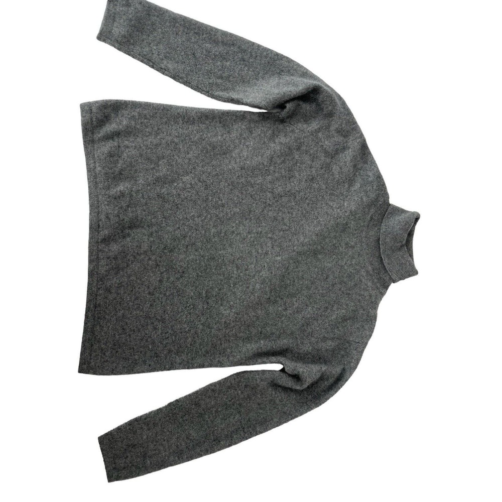 Valerie Stevens Sweater Womens Medium Grey Two Ply 100% Cashmere Knit